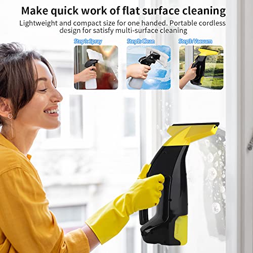 Rechargeable Window Vac, Power Window Vacuum Cleaner Set, Window