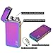 Electric USB Rechargeable Flameless Lighter, Double Arc Tactical Cigar Lighter, Electronic Windproof Cigarette Lighter, No Gas Arc Lighter Colorful Rainbow Ice By CPENT
