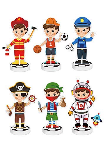 1 Toysters+Magnetic+Wooden+Dress+Up+Pretend