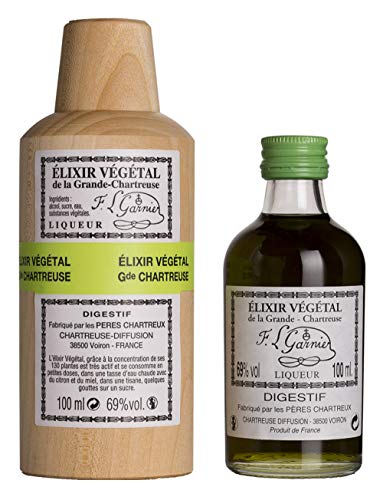 Chartreuse Elixir Végétal Liqueur 10 cl