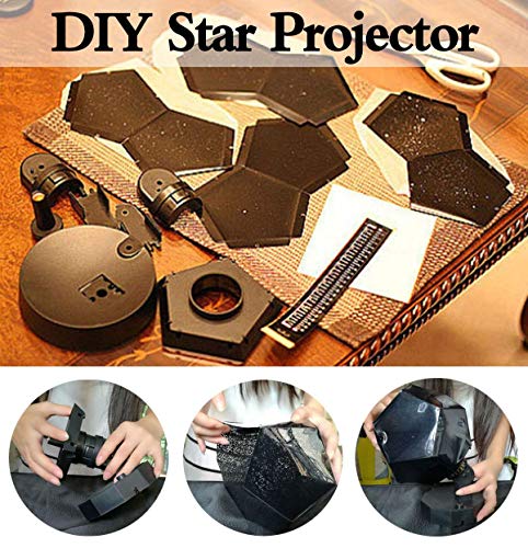 Sunnec Star Projector, Rotation DIY Star Projection Night Light with 5 Light Colors for Wedding,Birthday,Parties,Kids Bedroom