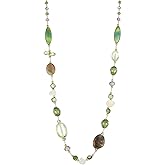 FULU AUTUMN Long Necklaces for Women Trendy Long Chunky Beaded Necklace Boho Fashion Costume Jewelry Mothers Day Gifts for Her