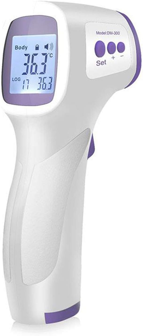 Forehead Digital Thermometer,Toddlers and Adults,Non Contact Digital LCD Infrared Body, with Fever Indicator
