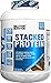 Evlution Nutrition Stacked Protein Protein Powder with 25 Grams of Protein, 5 Grams of BCAA’s and 5 Grams of Glutamine (Chocolate Peanut Butter, 4 LB)