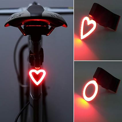 heart bike light