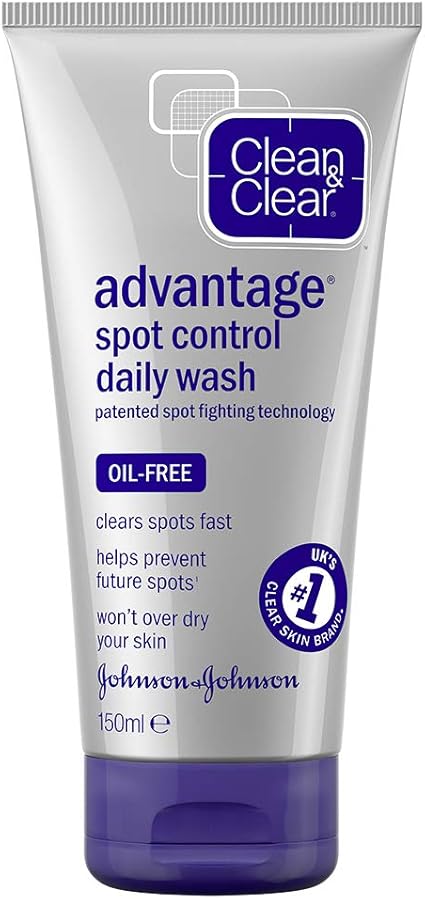 clean and clear spot control face wash
