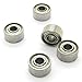 3x8x4 mm Miniature Steel Bearing Skateboard Deep Groove Ball Bearings Pack of 10