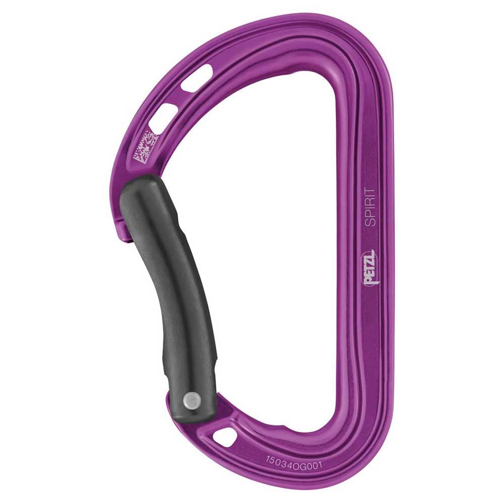 Petzl, Spirit, Carabiner, Violet, U, Unisex Adult