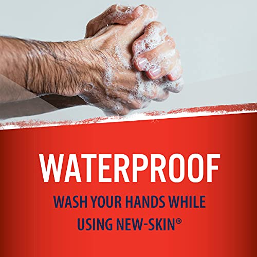 NEWSKIN Liquid Bandage for HardtoCover Cuts, Scrapes, Wounds, Calluses and Dry, Cracked Skin