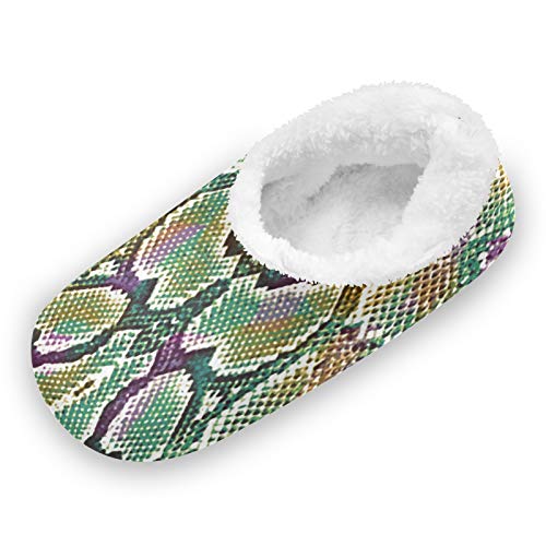 51ZaMYEFzKL PUXUQU Zapatillas de casa para mujer, con estampado de piel de serpiente, para casa, dormitorio, pantuflas para mujeres… PUXUQU Zapatillas de casa para mujer, con estampado de piel de serpiente, para casa, dormitorio, pantuflas para mujeres… - Imagen 3