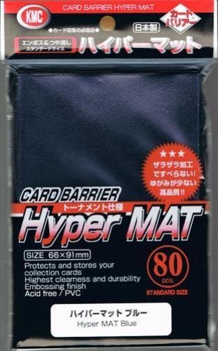 KMC 80 Card Barrier Hyper Mat Blue (2 packs/Total 160)