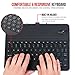 iPad Pro 12.9 Keyboard + Leather Case, Alpatronix KX140 Bluetooth iPad Keyboard Folio Smart Case with Removable Wireless Keyboard, Built-in Stand for iPad Pro 12.9-inch (Late 2015 - iOS 10+) - Black