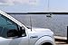 AntennaMastsRus - 13 Inch All-Terrain Flexible Rubber Antenna is Compatible with Hummer H3 (2006-2010) - Spring Steel Internal Core