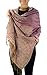 Peach Couture Soft Vintage Persian Paisley Printed Solid Pashmina Shawl Scarf (27