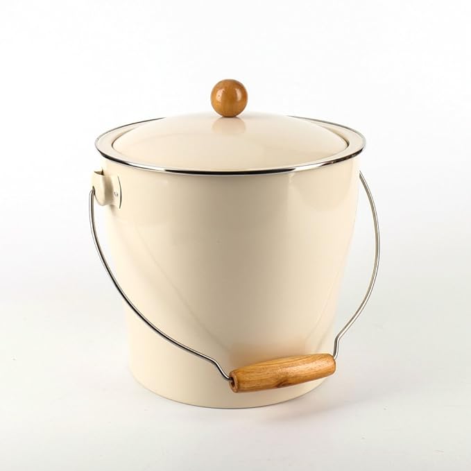 Amazon.com: Hot Sale T686 Crema Color Blanco 4L metal cubeta ...