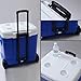 Igloo Ice Cube Roller Cooler (60-Quart, Ocean Blue)thumb 3