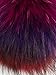LITHER Large Genuine Raccoon Fur Pom Pom Keychain Bag Charm Fluffy Fur Ball