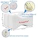 AmazeFan Knee Pillow, Orthopedic Leg Pillow Use 4d Air Mesh Fabric&Slow Rebound Memory Foam with Removable Cover, Relieve Back Pain