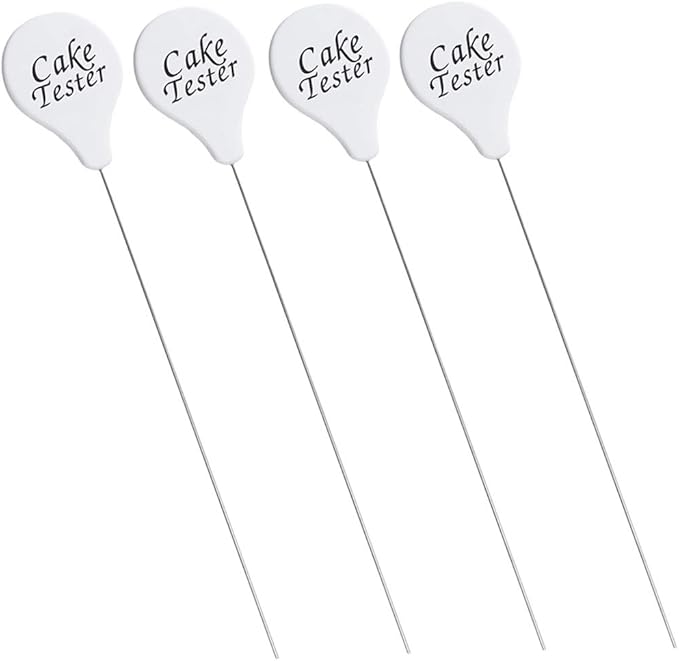 4 Pcs Cake Tester Stainless Steel Cake Test Pins Reusable