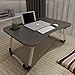 Laptop Desk, Astory Portable Laptop Bed Tray Table Notebook Stand Reading Holder with Foldable Legs & Cup Slot for Eating Breakfast, Reading Book, Watching Movie on Bed/Couch/Sofa (Black)thumb 1
