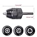 Yakamoz Metal Sleeve 1/2-20UNF 2-13MM 1/16-1/2 Inch Keyless Drill Chuck Quick Change Adapter Hammer Converter Conversion Tool with SDS Plus Shank Adaptor