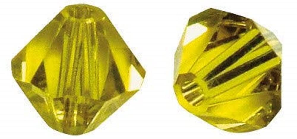 RAYHER Swarovski Polished Beads Crystal, Golden Yellow