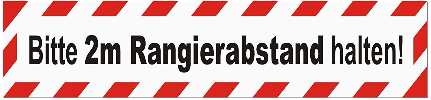 Magnetic Sign Please 2 m Patch Maintain Space | Magnetic | Available in Three Sizes