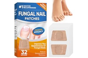 HENITAR Toenail Fûngus Treatment, 32 Pcs Nail Repair Patches, Nail Repair Treatment for Damaged Nails and Appearance of Discolored