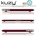 Kuzy Hard Shell Case for 15-inch MacBook Pro with Touch Bar, Wine