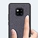 Case for Huawei Mate 20X Super Silm Ultra Hybrid Cloth Shell +Soft TPU 360 Degree Protective Cover for Mate 20 pro (Blue+Blue, Huawei Mate 20X 7.2)