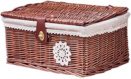 Caja mimbre con tapa | Los mejores ejemplares de cajas.