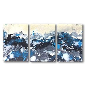 3 Panel Canvas Wall Art Abstract Oil Painting Pictures Home Wall Decorations for Bedroom Living Room Paintings Canvas Prints Framed - 16"x24" x 3 Panels