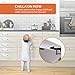 Cabinet Locks [UPGRADED] Child Safety Cabinet Latches Locks, 10 Packs, Easy to Install, No Tools or Drilling Needed, Invisible Design, with Buckles and Screws - Black