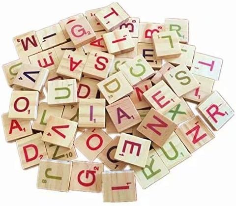 100 x Quality Wooden Tiles Craft Jewellery Making