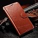 Note 3 Case, Galaxy Note 3 Case, Joopapa Galaxy Note 3 Luxury Fashion Pu Leather Magnet Wallet Flip Case Cover with Built-in Credit Card/ID Card Slots for Samsung Galaxy Note 3 N9000 (Brown)