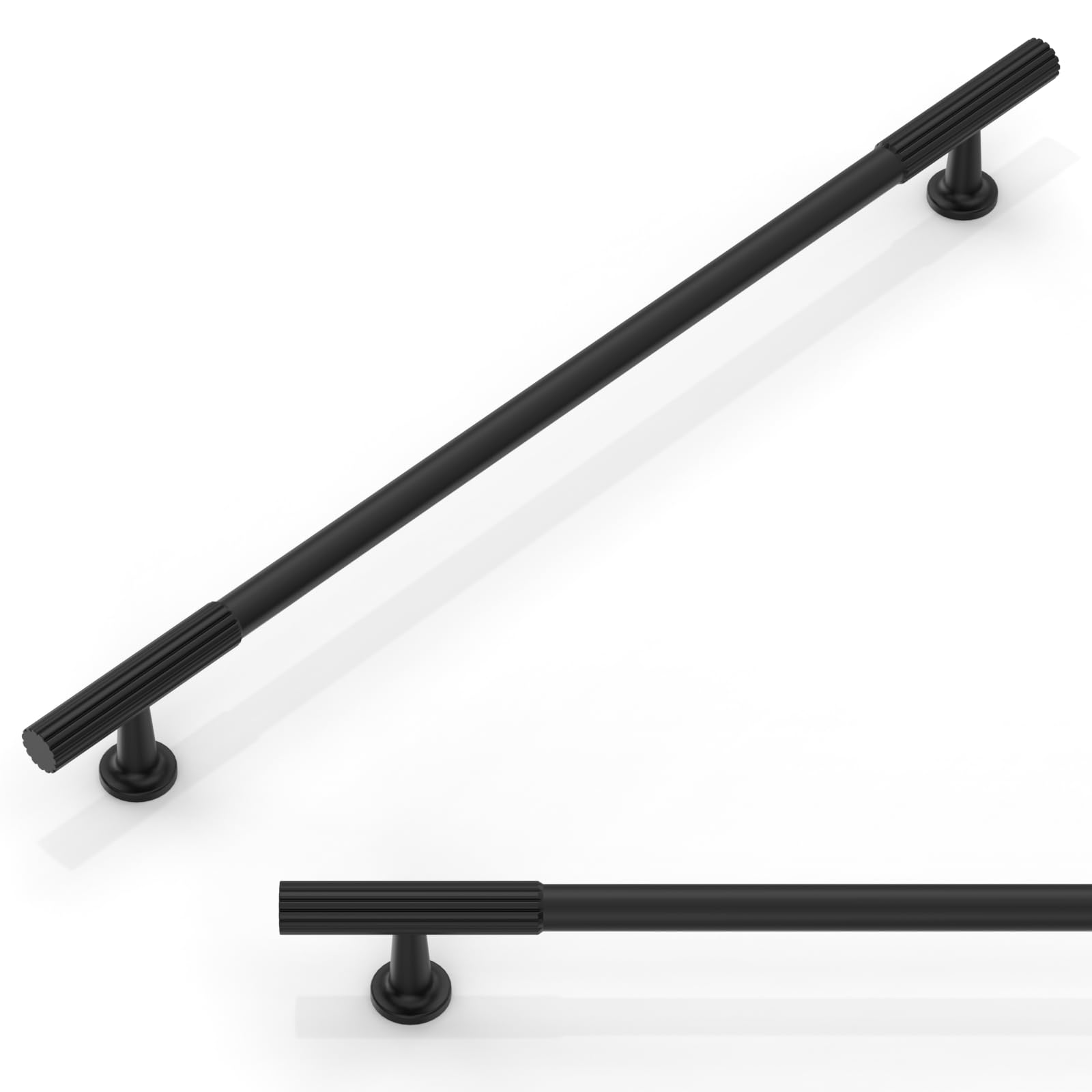 Photo 1 of Talentedeco 10 Pack Matte Black Cabinet Pulls 10 Inch(254mm) Kitchen Cabinet Handles Cabinet Hardware for Drawer Pulls