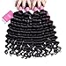 ISEE Hair Brazilian Loose Wave Hair 3 Bundles 8A Brazilian Hair Virgin Unprocessed Human Hair Loose Wave Hair Extensions Human Hair Brazilian Bundles Natural Color (18 20 22)