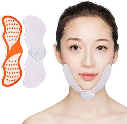 Amazon 美顔器 Ems の表面持ち上がる器械のシリコーンの電気調節可能な顔の美のマッサージャーの二重あごの美のマッサージ Sanvu 美顔器 美容器