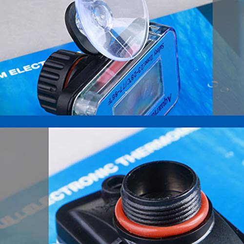 image for Ouken Aquarium Thermometer with Suction Cup Digital Temperature Sensor