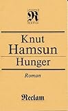 Hunger. Roman by Knut Hamsun