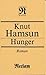 Hunger. Roman by Knut Hamsun