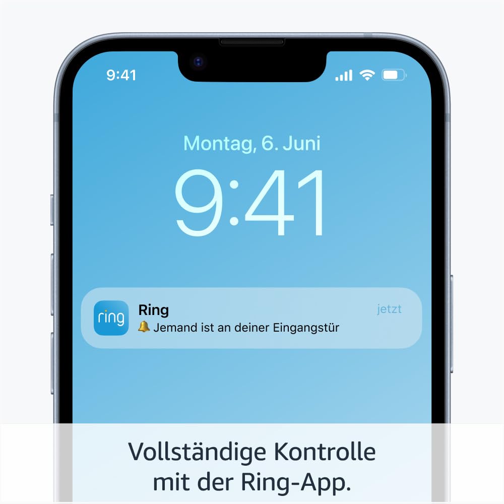 Ring Akku-Videotürklingel Pro (Battery Video Doorbell Pro) + Ring Solarladegerät (2. Generation) | Kabellose Videotürklingel und Sicherheitskamera 5