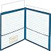 StoreSMART - Plastic Archival Twin Pocket Folders - Metallic Colors 6-Pack: 1 of Each Color - for Business, School, & Home - Made in U.S.A - R900MCP6