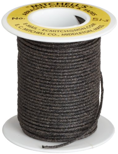 Mitchell Abrasives 51-S Round Abrasive Cord, Silicon Carbide 120 Grit .055