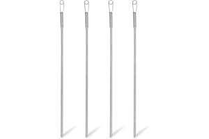 KEEPSWEAT Spring Drawstring Threader,4Pcs Flexible and Elastic Drawstring Threader Tool DIY Rope Threader Clip Hoodie String Replacement Drawstring Puller for Sweatpants,Shorts,Jackets,Coat