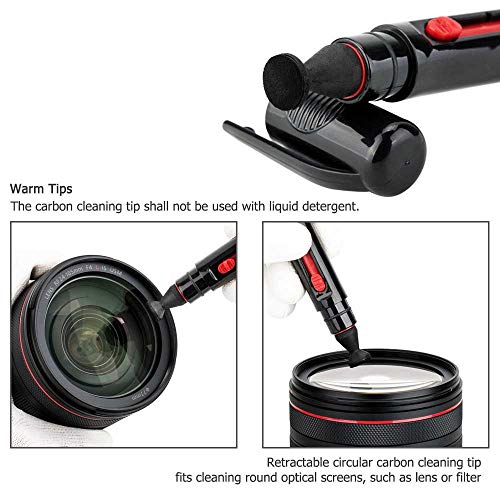 JJC Deluxe DSLR & Mirrorless Camera Lens Cleaning Kit Tool with Soft