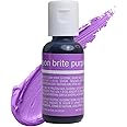 Chefmaster Neon Brite Purple Liqua-Gel® Food Coloring | Vibrant Color | Professional-Grade Dye for Icing, Frosting, Fondant | Baking & Decorating | Fade-Resistant | Easy-to-Use | Made in USA | 0.70 oz