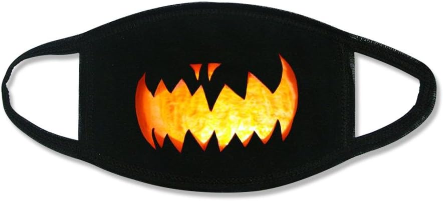 S7H3H9PHYLLI Helloween Pumpkin Funny Face Mouth Mask