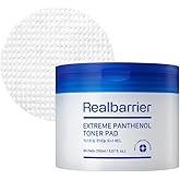 Real Barrier | Extreme Panthenol Facial Toner Pad | Korean Skincare Toner Pad | Exfoliating for Dead Skin | Ceramide Skin Barrier Repair | Soothing Cotton Pads for Sensitive Dry Skin | 80 Pads