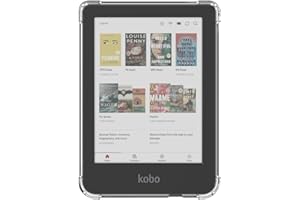 Zcooooool Case for Kobo Clara Colour/Clara BW/Kobo Clara 2E eReader 6 inch Reinforced Corners Cover/Libra Colour Case/Clara BW Case/Clara 2E Case, Transparent